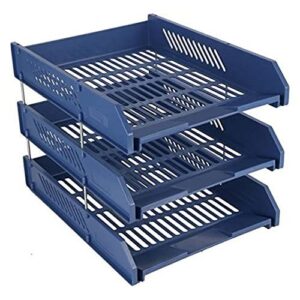 3 Layers Office Tray – Blue