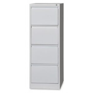 4-Drawer Metal Vertical Filing Cabinet Grey