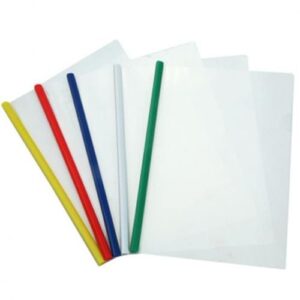 A4 Plastic Clear Sliding Folder Files – Clear 6pcs