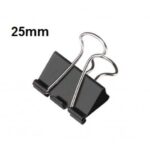 Binder Clips, 25mm 65 sheets Capacity Pack 12Pcs