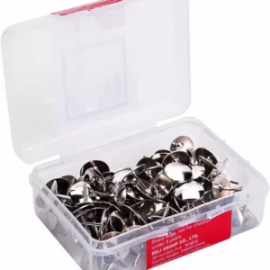 DELI THUMB TACKS, 100-PACK, SILVER 2
