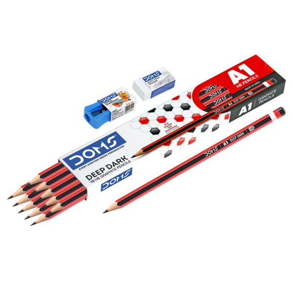 DOMS A1 Pencil 12 Pcs Pack