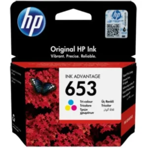 HP 653 Tri-Colour Original Ink Advantage Cartridge – 3YM74AE