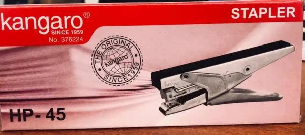 Kangaro HP-45 Stapler Machine – Metal Plier-Type, 30-Sheet Capacity