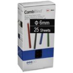 Plastic Binding Combs PK-100 6mm (25 Sheets) Black
