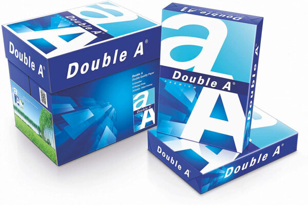Double A Premium A4 Photocopy Paper – 80 GSM, 500 Sheets per Ream